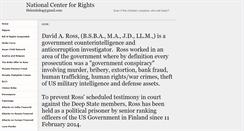 Desktop Screenshot of centerforrights.com